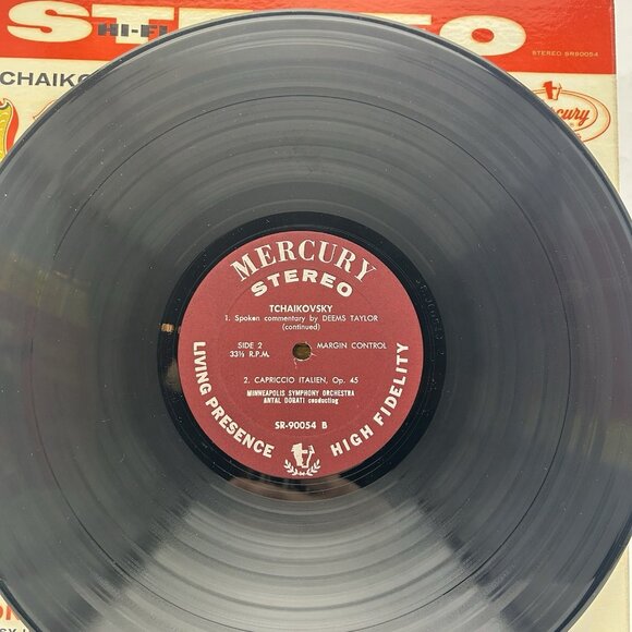 Tchaikovsky: 1812 Overture; Capriccio Italien LP Orchestre Symphonique De Montre - Picture 4 of 4